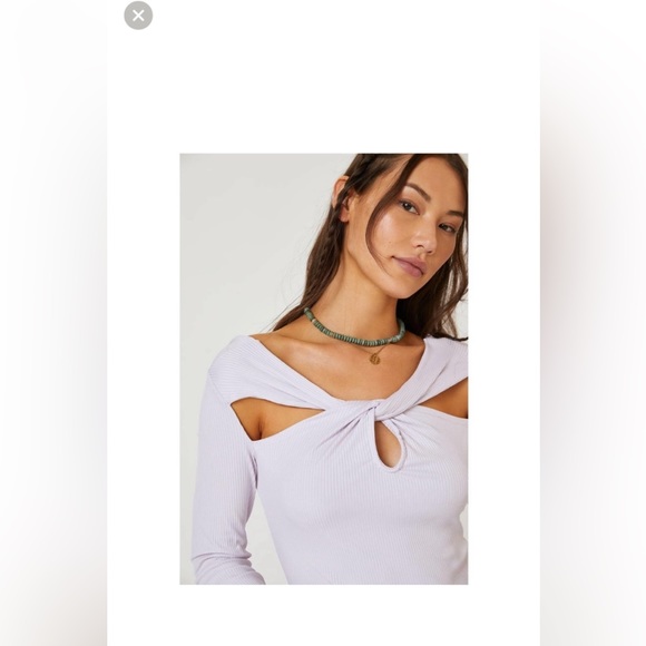 Anthropologie Keyhole Shirt - Picture 2 of 4